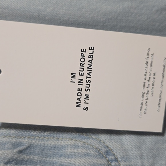 NWT One Teaspoon Rocko Distressed Denim Skirt Size 31 - Picture 9 of 12